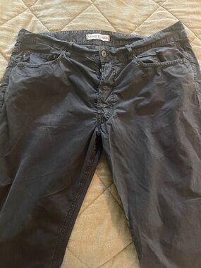 Men’s Stone Island Dark Navy Cotton Trousers